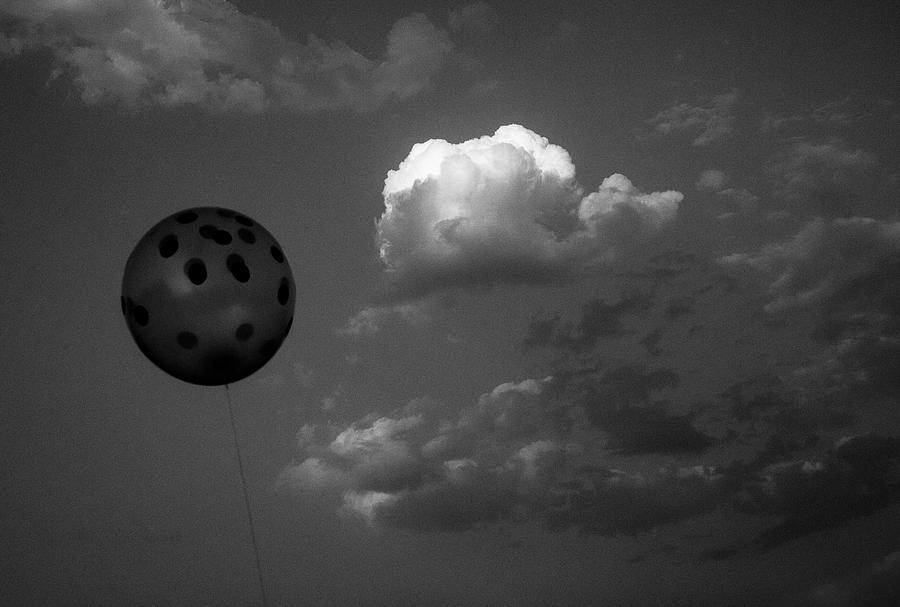 Balloon Vs Cloud Photograph by Prakash Ghai