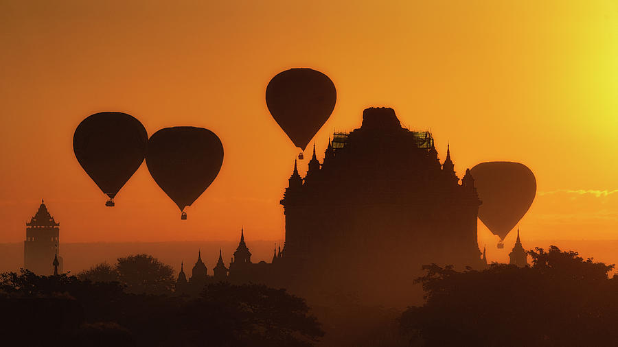 Balloons Over Began At Sunrise Photograph