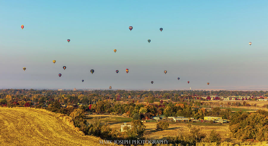 Balloons Over Walla Walla  Valley Photograph by Mark Joseph