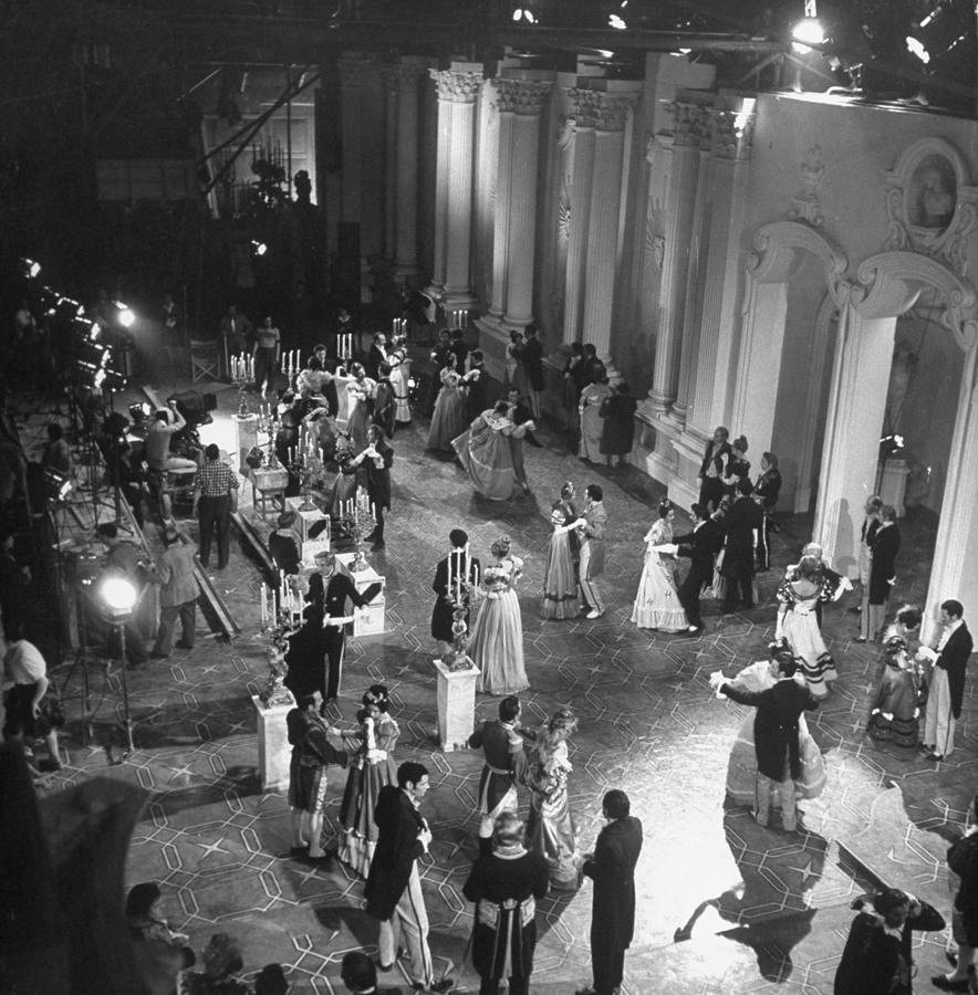 Ballroom Scene Of The Charterhouse Of by Alfred Eisenstaedt