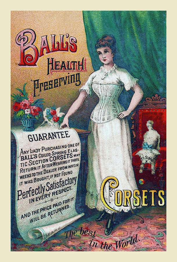 Balls Health Preserving Corsets Painting by Unknown