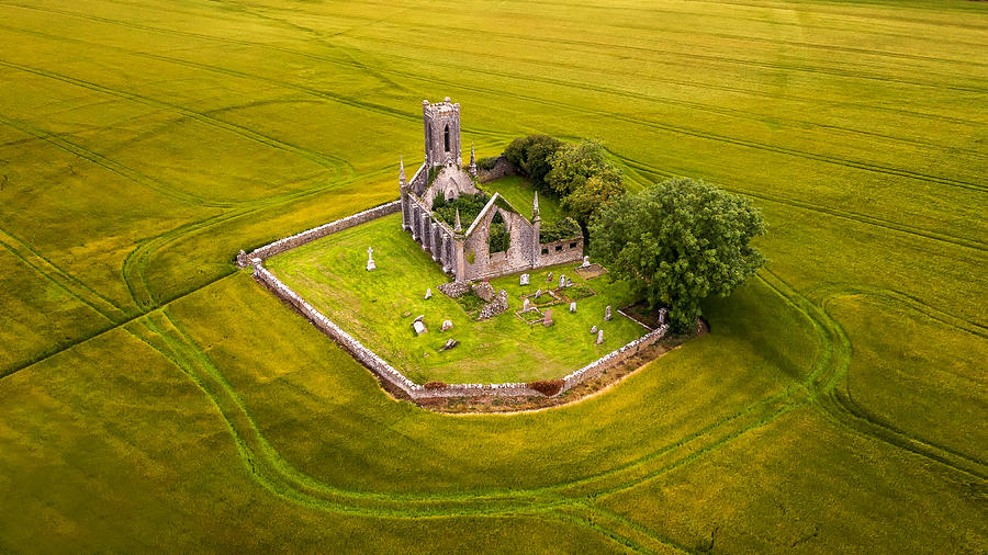 Architecture Photograph - Ballynafagh Church by Peter Krocka