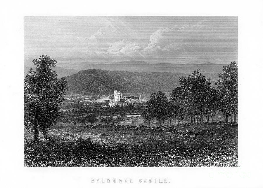 Balmoral Castle, Aberdeenshire Drawing by Print Collector
