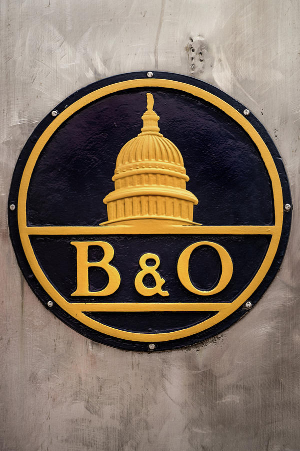 Baltimore and Ohio Logo Photograph by Don Johnson