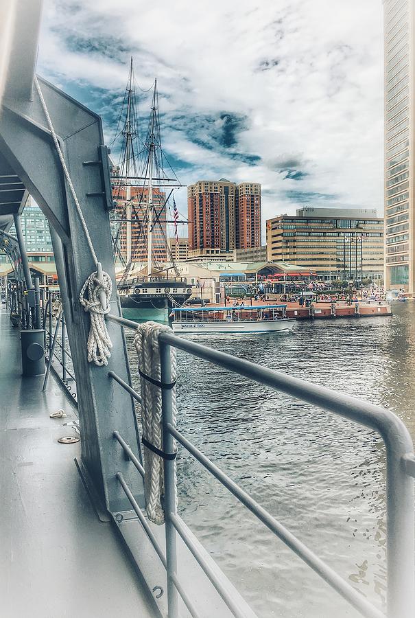 Baltimore Landscape from The Japanese Maritime Self-Defense Force Training Ship, MD Photograph by Marianna Mills