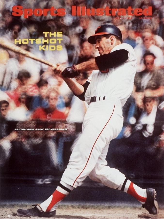 Baltimore Orioles Andy Etchebarren... Sports Illustrated Cover Photograph by Sports Illustrated