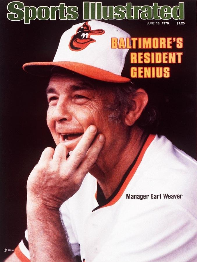 Baltimore Orioles Manager Earl Weaver Sports Illustrated Cover Photograph by Sports Illustrated