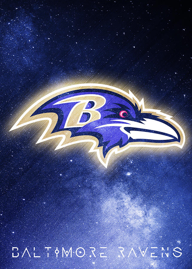 Baltimore Ravens Galaxy Logo Art Digital Art by William Ng - Fine Art  America