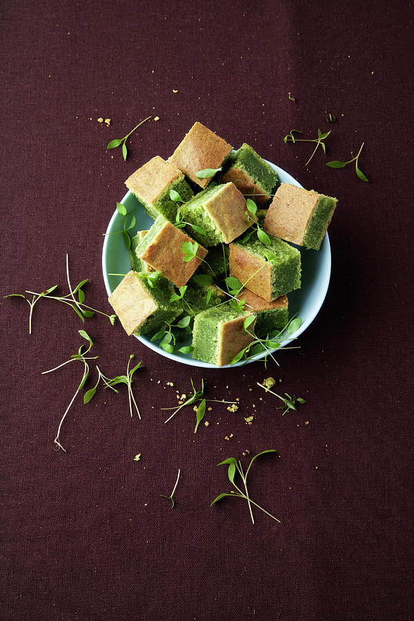 Banana And Parsley Cake Photograph by Michael Wissing