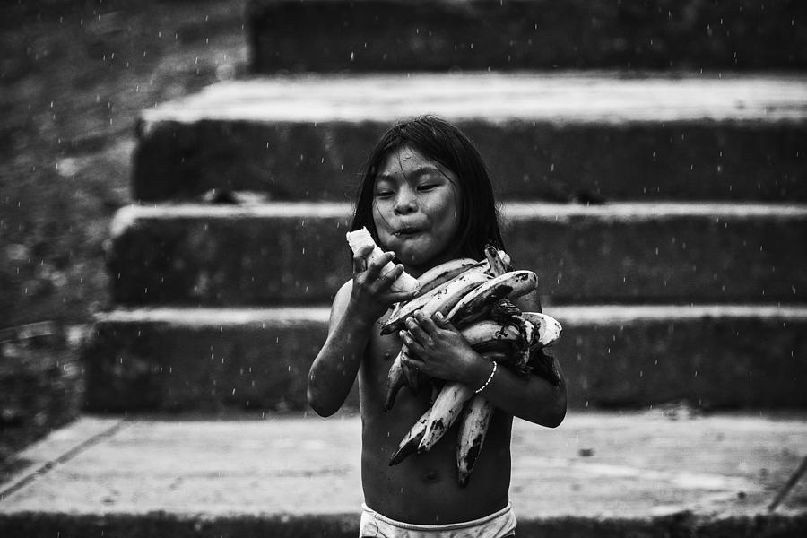 Banana Girl Photograph by Pavol Stranak