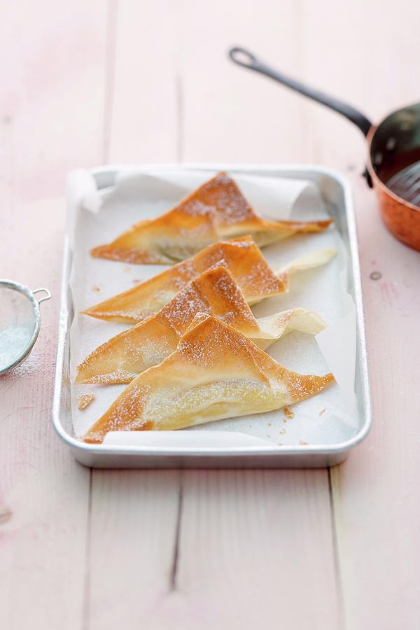 Bananas In Puff Pastry Photograph By Michael Wissing - Pixels