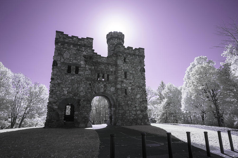 Bancroft Tower infrared  Photograph by Brian Hale