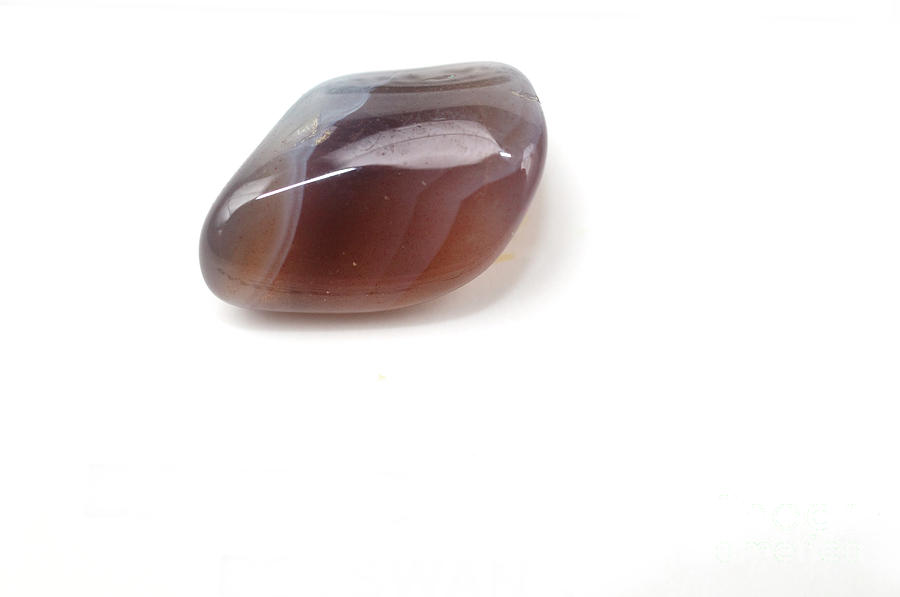 Banded Agate gemstone e3 Photograph by Ilan Rosen