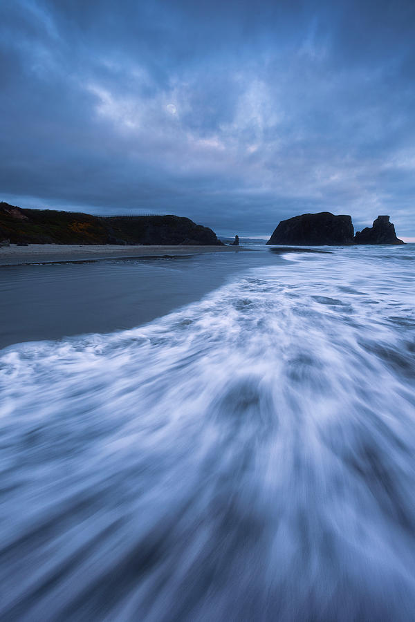 Bandon Blues With Moon Photograph