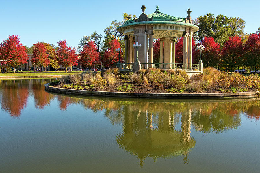 Bandstand in Forest Park Photograph by Steve Stuller