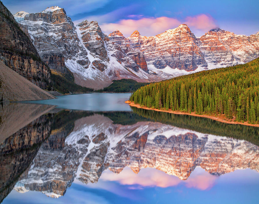 Banff National Park, Moraine Lake Digital Art by Pietro Canali