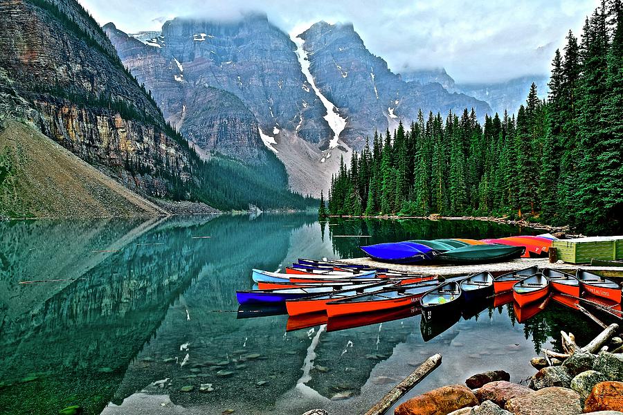 Banff on the Way to Jasper Photograph by Frozen in Time Fine Art Photography