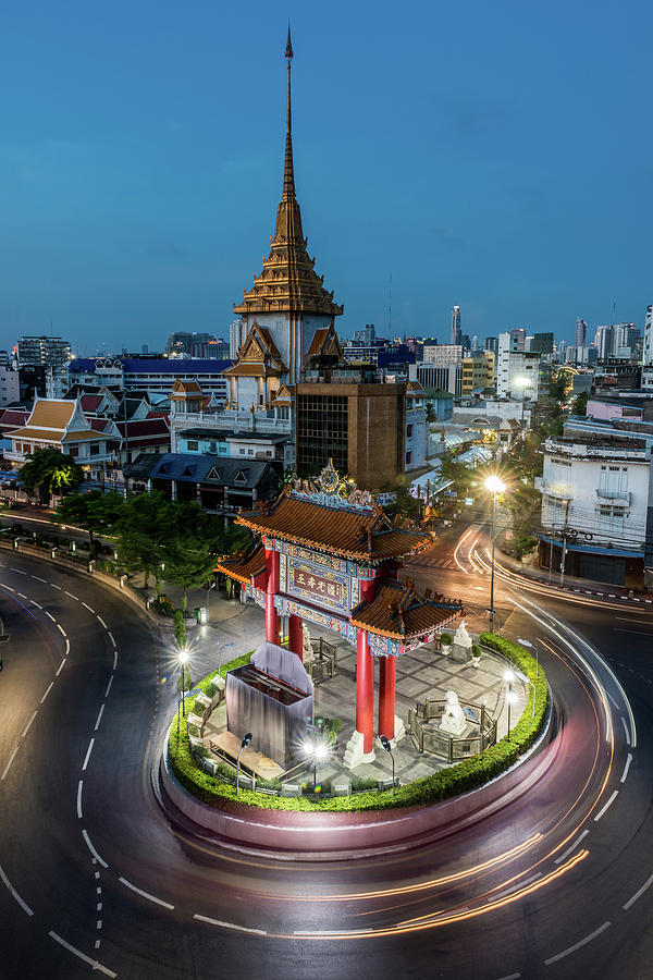 Bangkok Traffic Circle by Ian Robert Knight Bangkok Traffic Circle by Ian Robert Knight