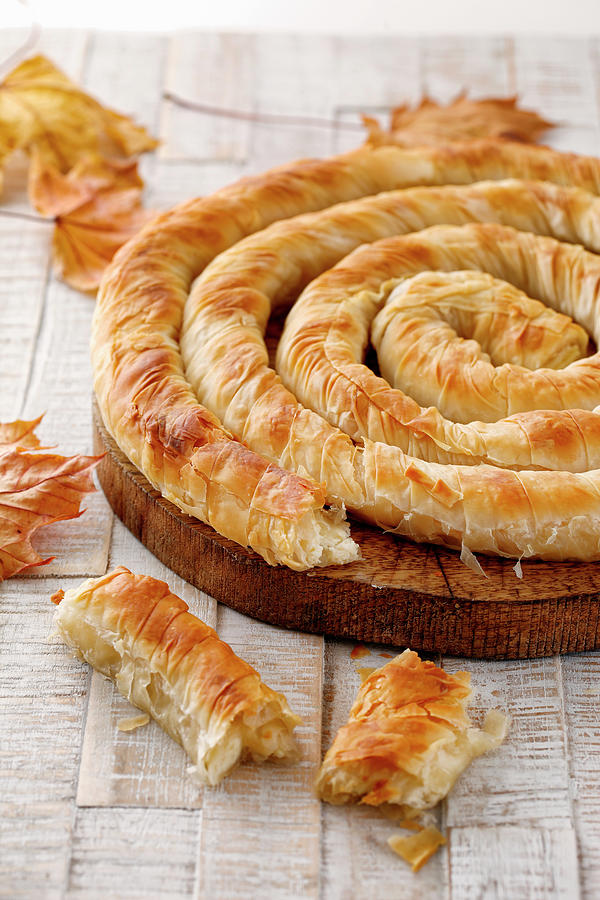 Banitsa Filled With Sheeps Cheese bulgarian Pastry Photograph by Petr Gross