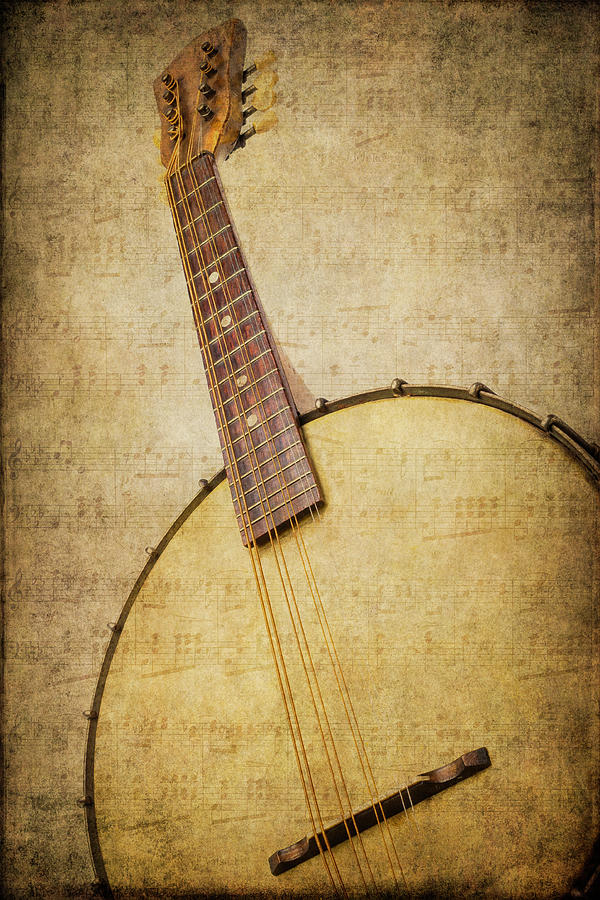 Banjo And Sheet Music Magic Photograph by Garry Gay