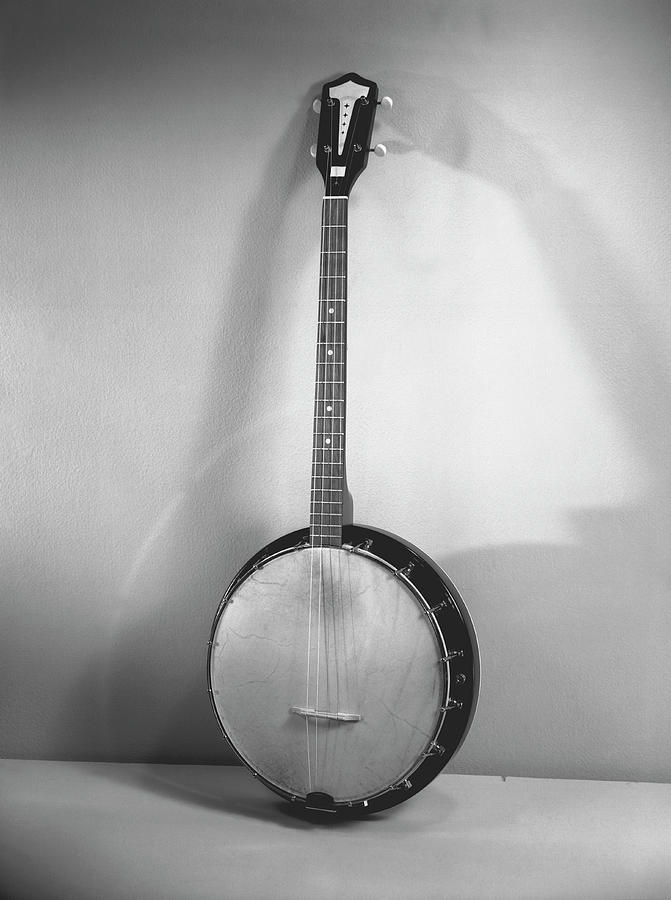 Banjo, B&w Photograph by George Marks