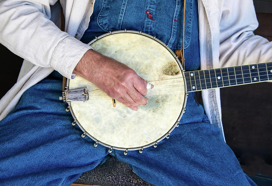 Banjo Man Hand Photograph by Gary Slawsky