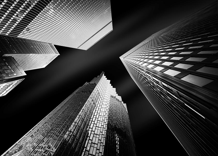 Bank Buildings Photograph by Louie Luo | Fine Art America