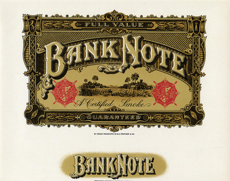 Bank Note Painting by Art Of The Cigar