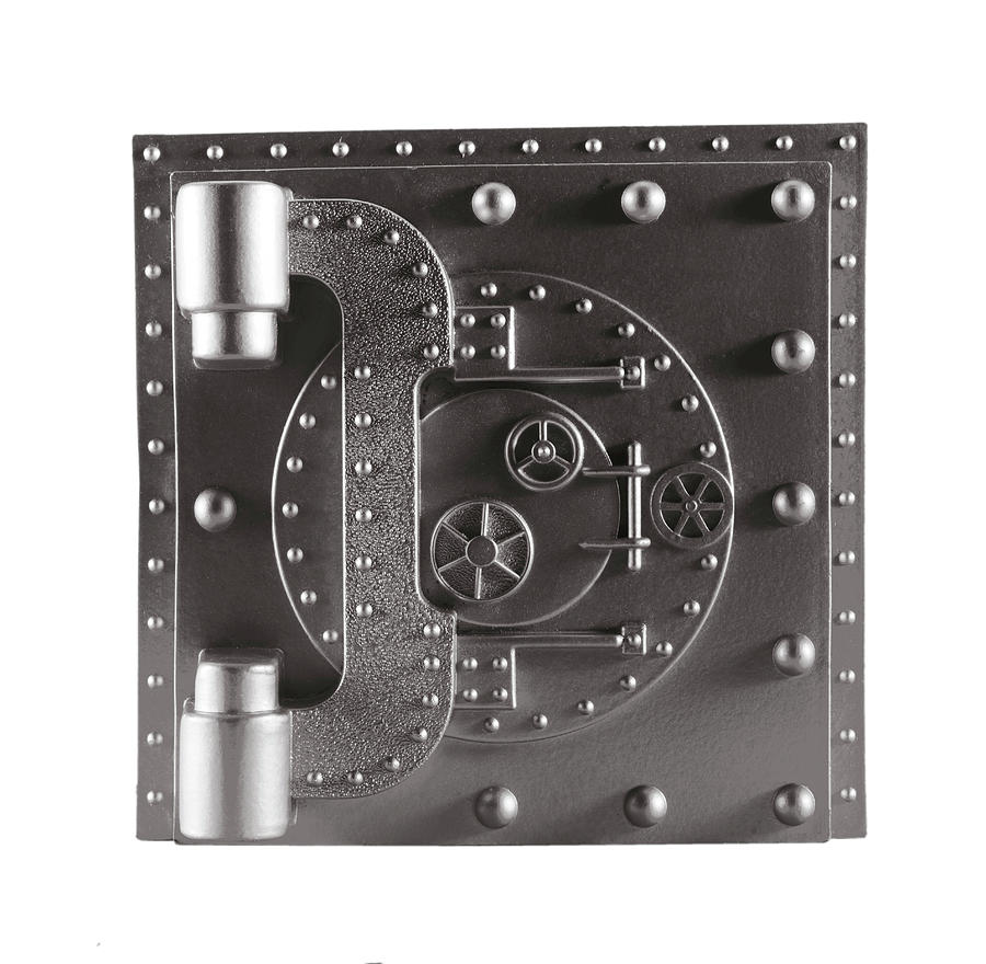 Bank Vault Door Drawing by CSA Images