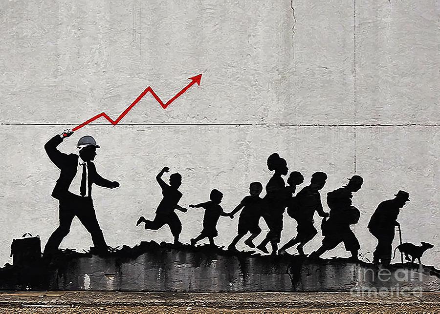 banksy wall street