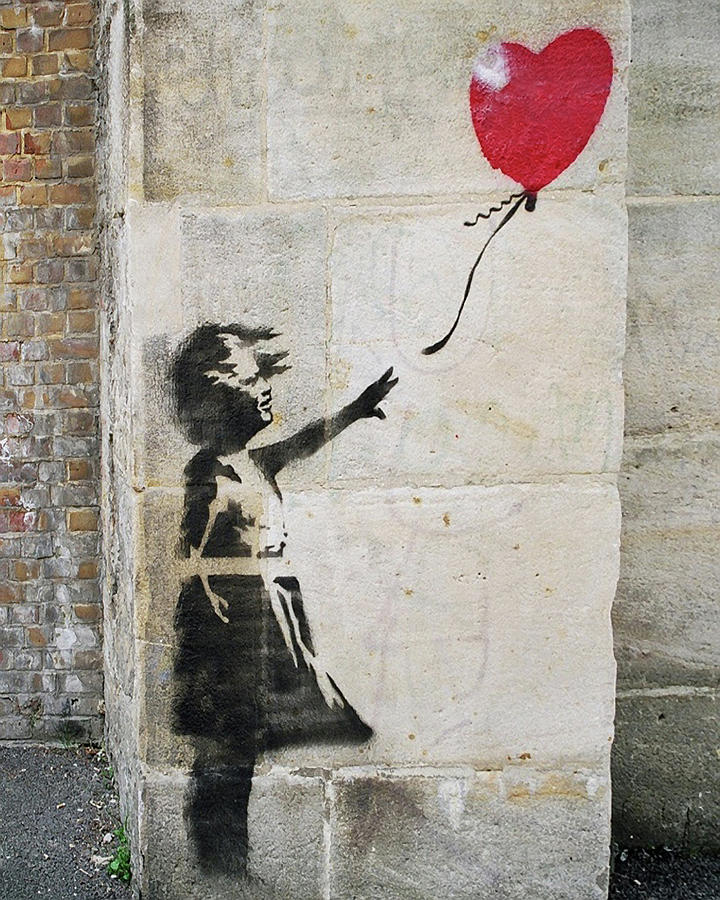 Banksy Street Art Girl With Balloon Photograph by Gigi Ebert