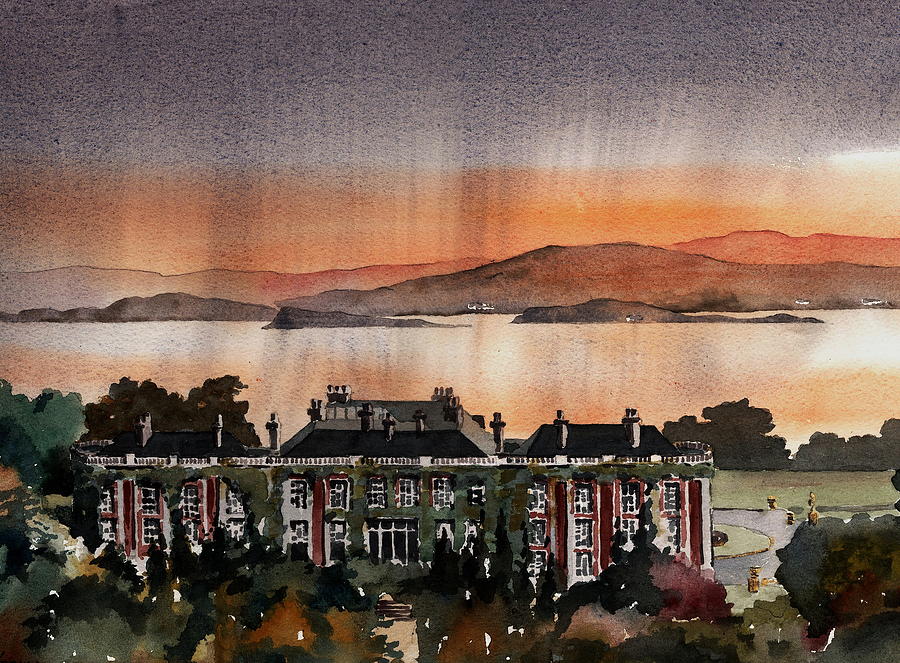 Bantry House, Co. Cork Painting by Val Byrne