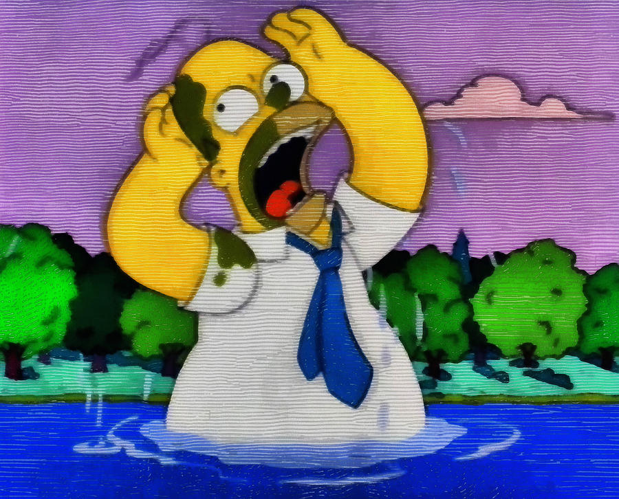Baptism of Homer Simpson by Mario Carini Baptism of Homer Simpson by Mario Carini