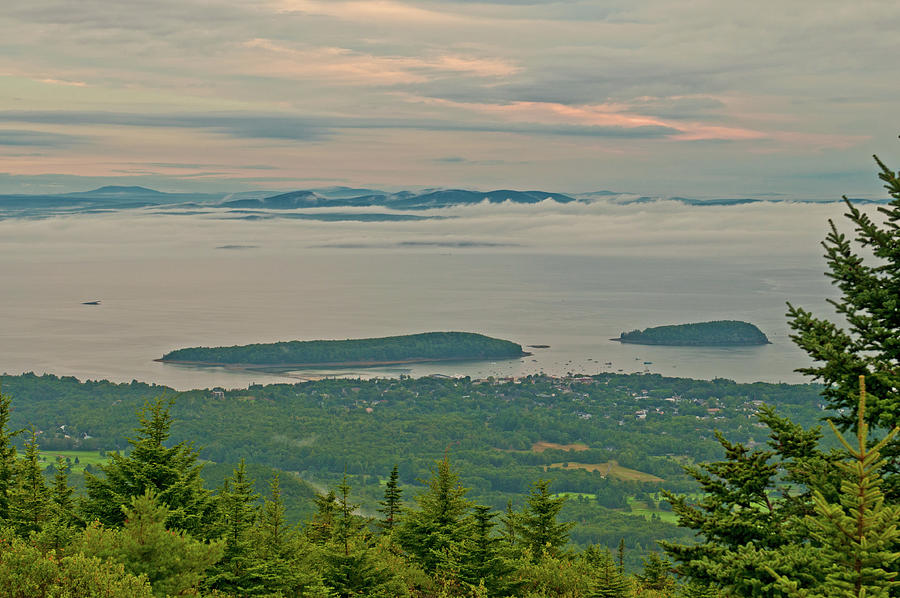 Bar Harbor and Bar Island Photograph by Paul Mangold - Pixels