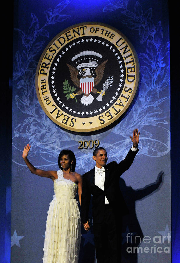 Barack Obama Is Sworn In As 44th Photograph by Handout Barack Obama Is Sworn In As 44th Photograph by Handout