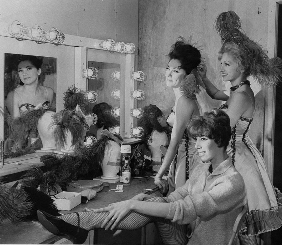 Barbara Kaits, Francine Storey And Joan Photograph by New York Daily News Archive
