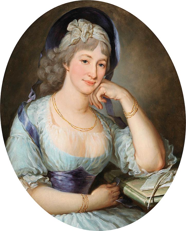 Barbara Krafft  Iglau 1764 1825 Bamberg  Portrait of Countess Marie Ernestine Esterhazy-Starhemberg  Painting by Celestial Images