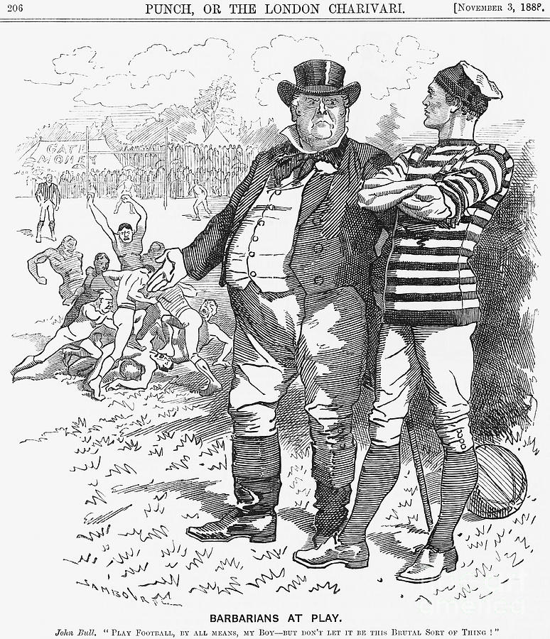 Barbarians At Play, 1888 Drawing by Print Collector Barbarians At Play, 1888 Drawing by Print Collector