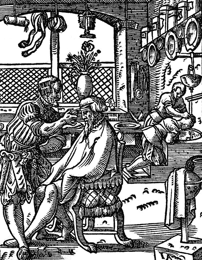 Barber, 1568 Photograph by Science Source