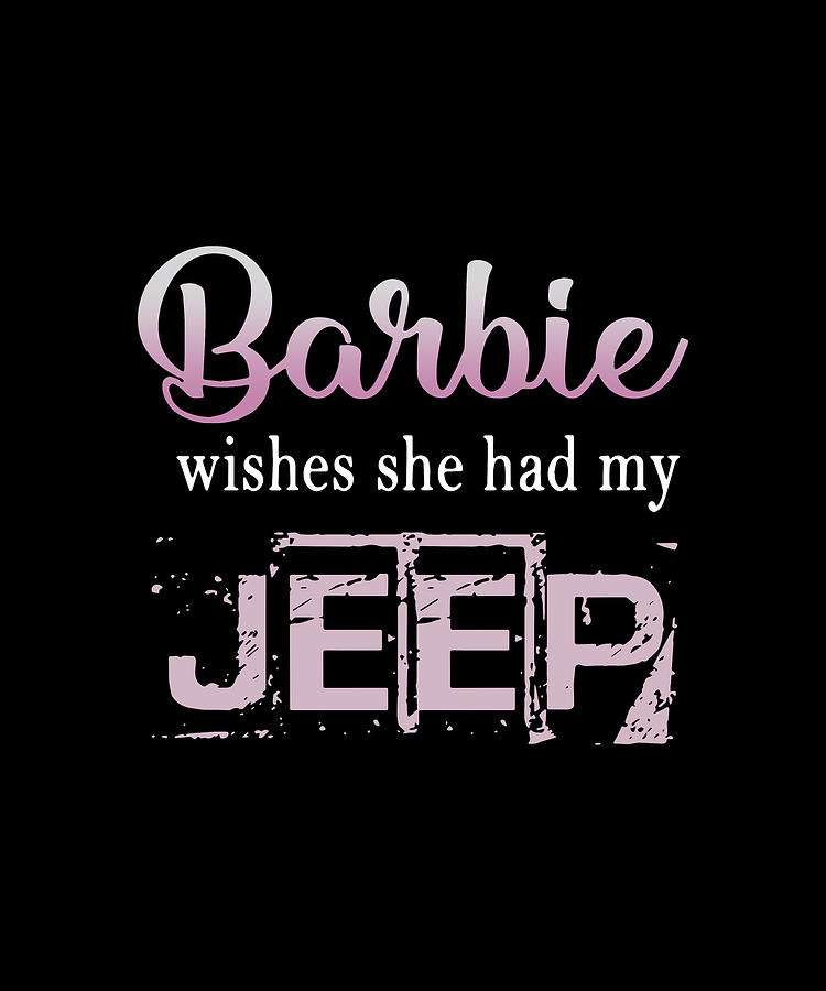 barbie in her jeep