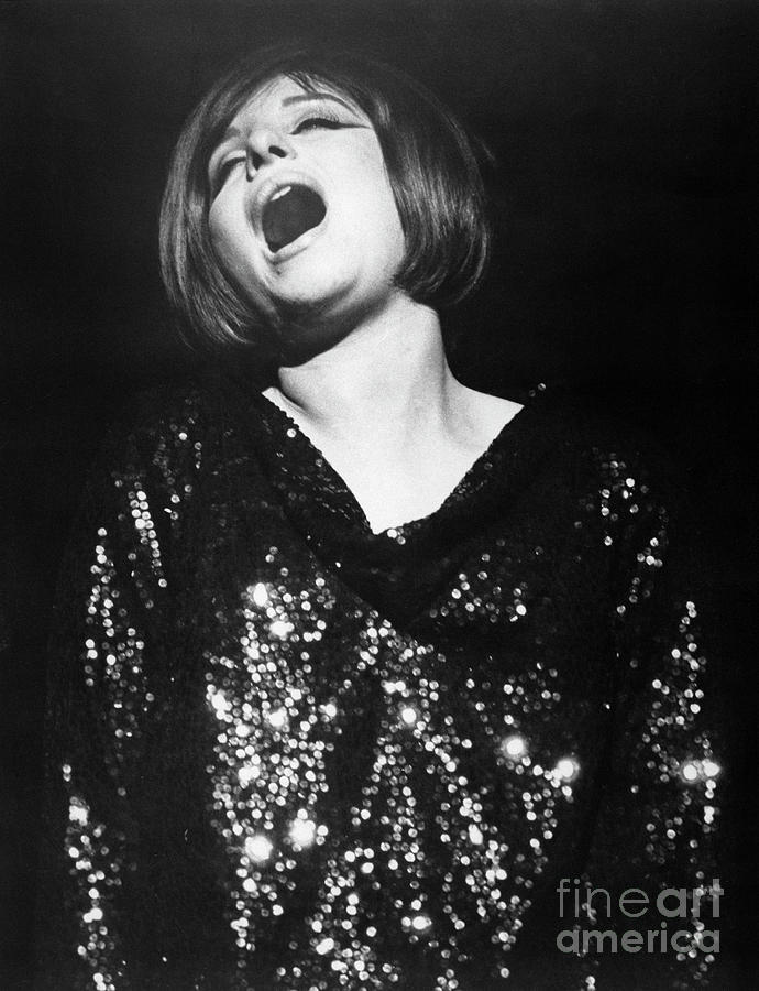 Barbra Streisand Singing In Funny Girl Photograph By Bettmann Pixels