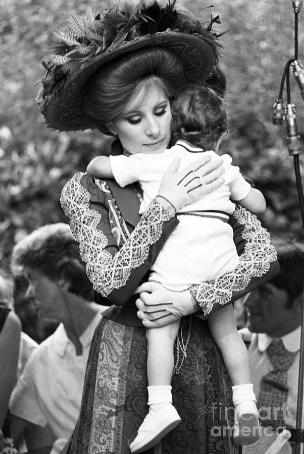 Barbra Streisand With Son Photograph by Bettmann
