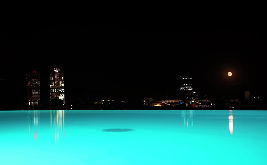 Barcelona Photograph - Barcelona By Night by Andrea Gabrieli Barcelona Photograph - Barcelona By Night by Andrea Gabrieli