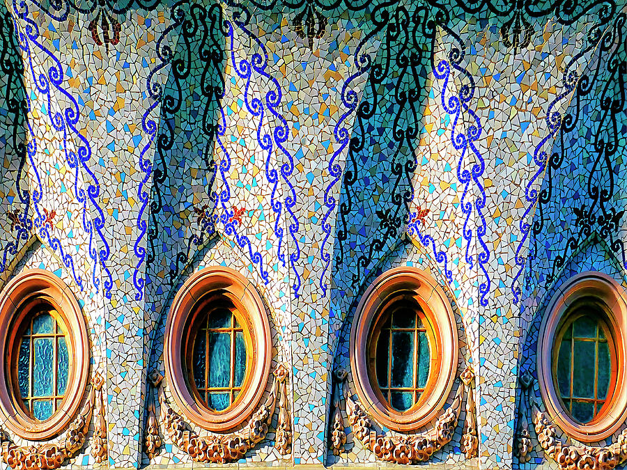 Barcelona Mosaic  Photograph by Dominic Piperata