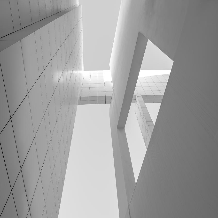 Architecture Photograph - Barcelona Museum Of Contemporary Art by Inge Schuster