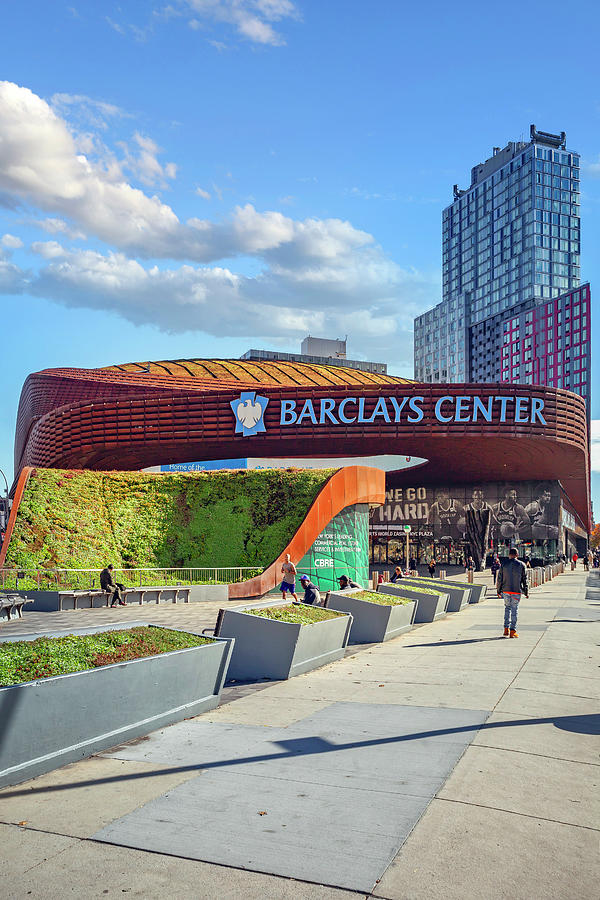 Barclays Center, Brooklyn Nyc Digital Art by Lumiere