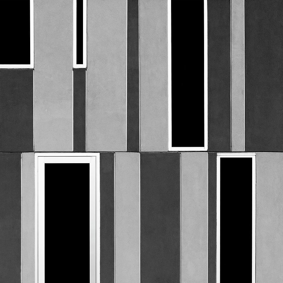 Square - Barcode Facade Photograph by Stuart Allen