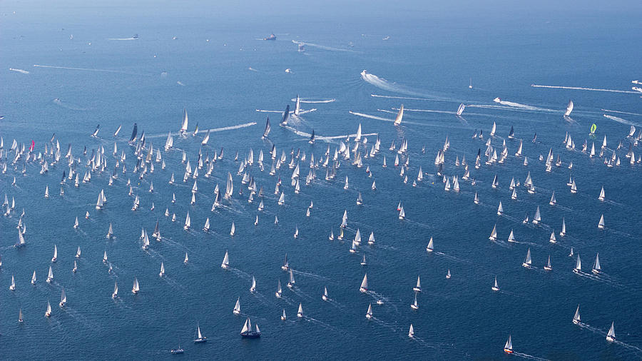 Barcolana Autumn Cup Regatta 2018 Photograph by Helga Novelli