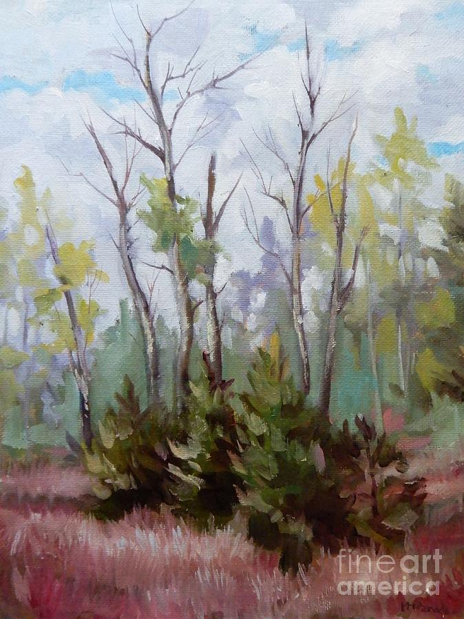 Bare Branches Painting by K M Pawelec