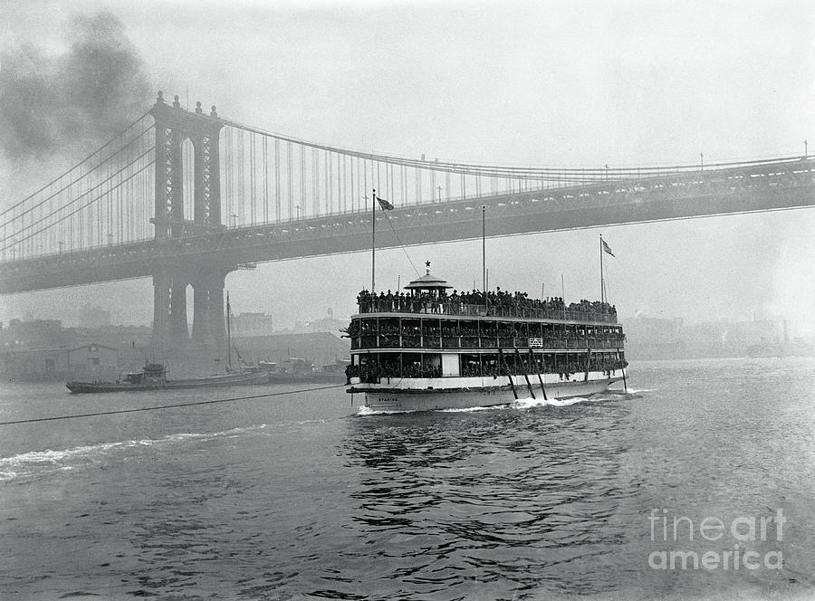 Barge Carrying Troops Photograph by Bettmann